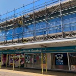 Scaffolding at Essex Youth Centre, Basildon